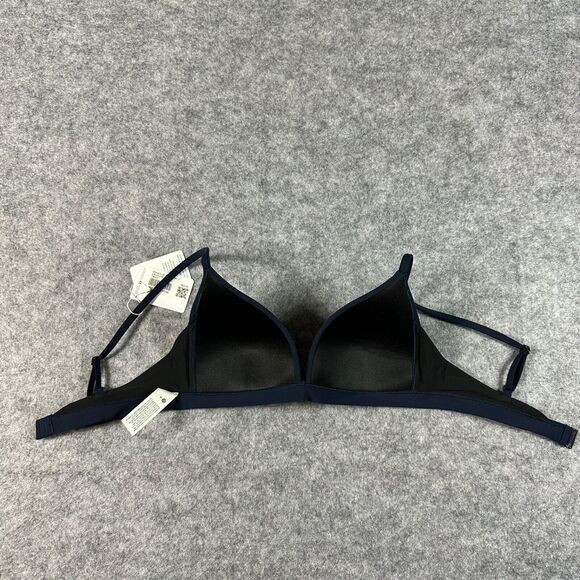 Lululemon Waterside Swim Top TRNV True Navy Blue Triangle Bikini Size 4 C - Picture 6 of 9